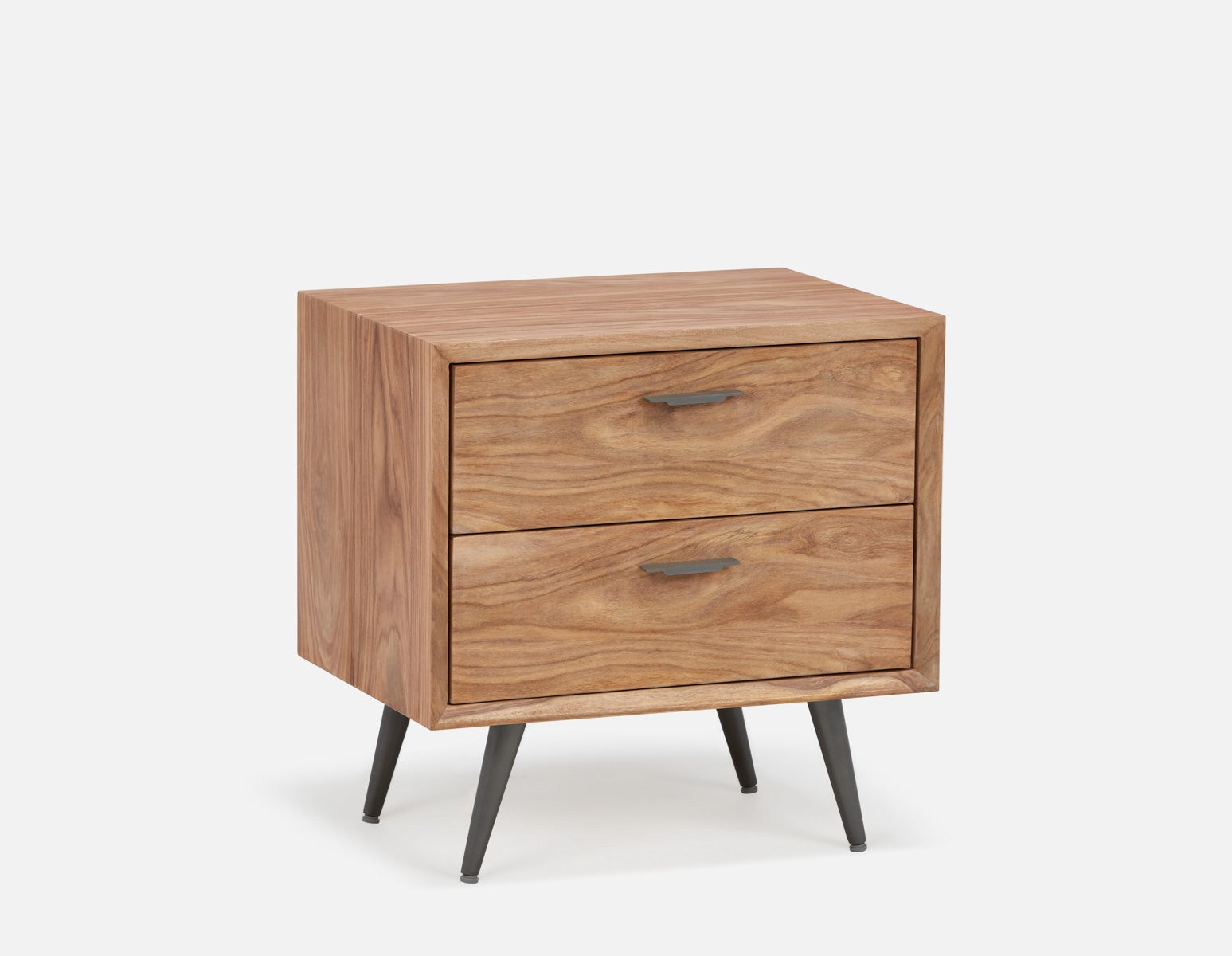JENSON - table de chevet en bois de rose - Brun