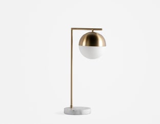 GOLL - lampe de table 56 cm haut. - Or