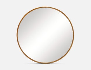 VEDA - miroir avec cadre en métal 120 cm - Or
