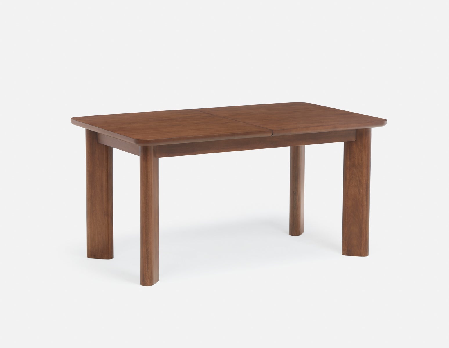 PALMO - table à rallonges rétro-moderne 150 cm à 200 cm - Noyer