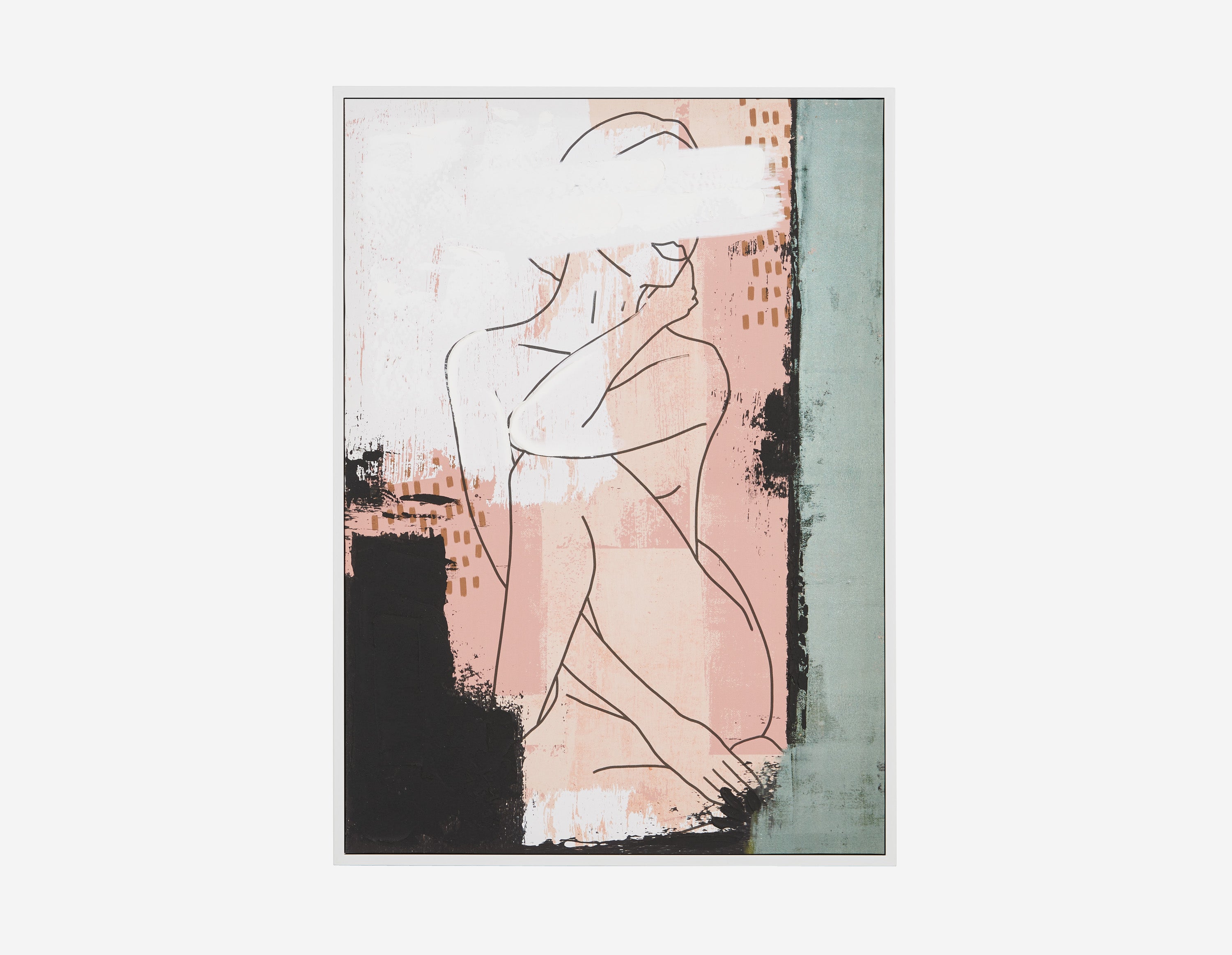 BEAUTE - giclée encadrée avec embellissement 50x70cm - Multi