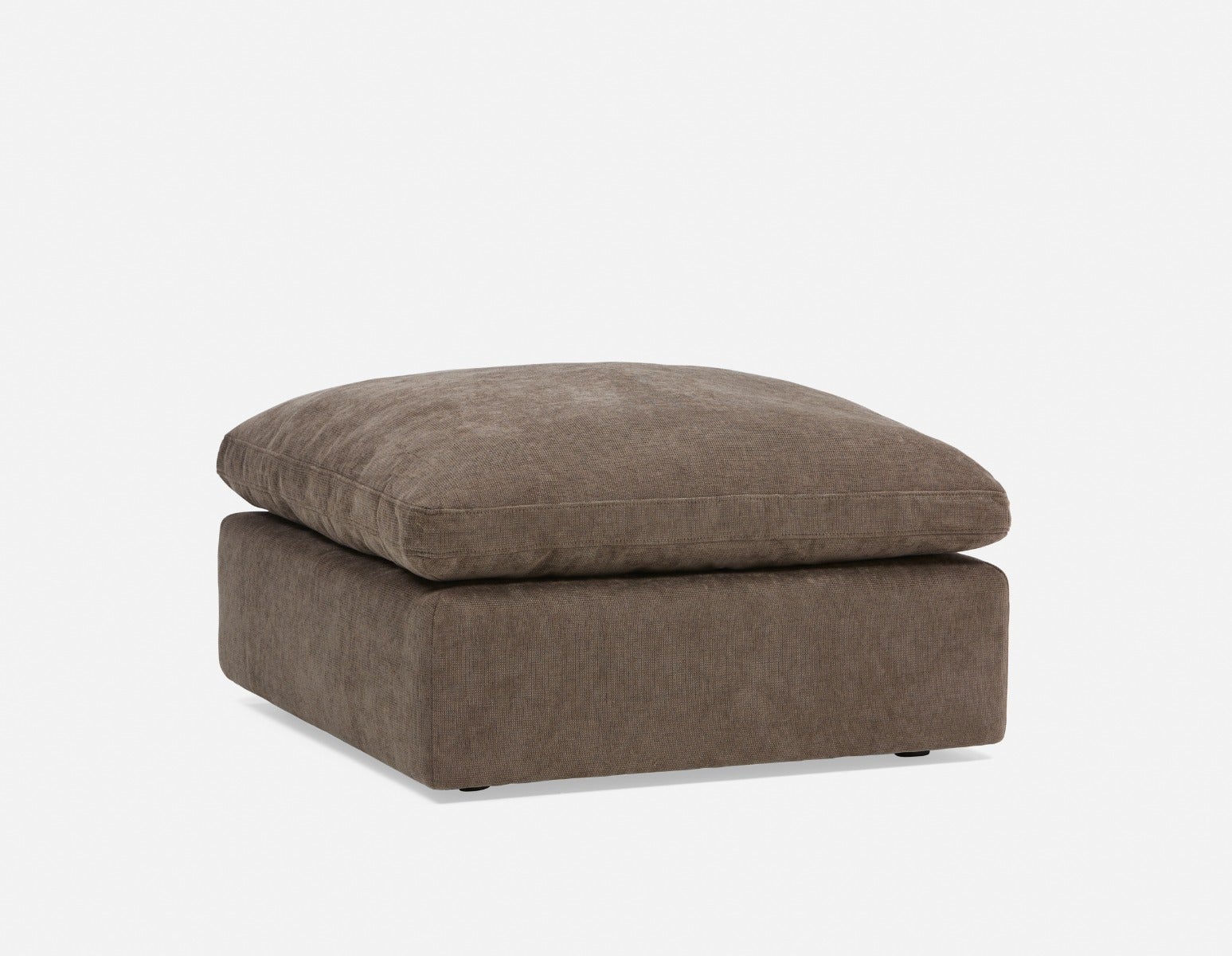 HELIO - pouf contemporain - Chocolat