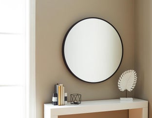 CIRCA I - miroir 80 cm - Noir