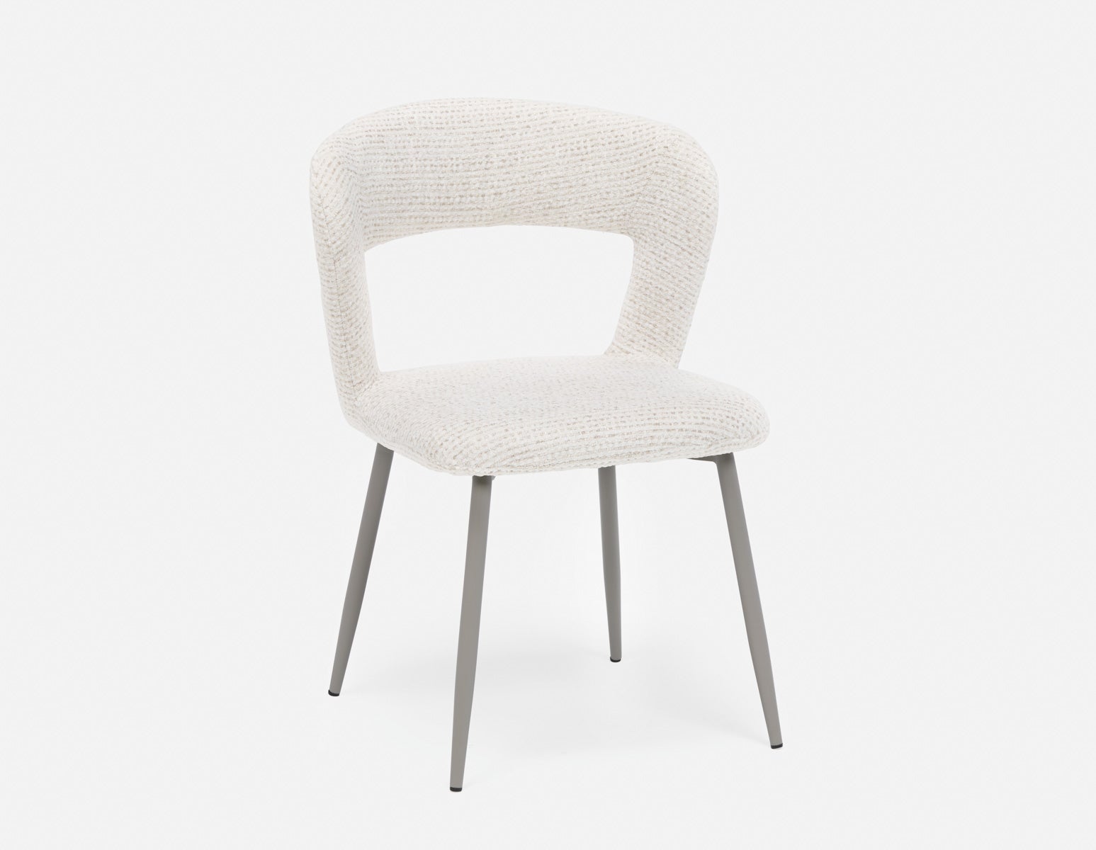 KIRIL - chaise de salle à manger moderne contemporaine - Crème