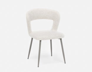 KIRIL - chaise de salle à manger moderne contemporaine - Crème