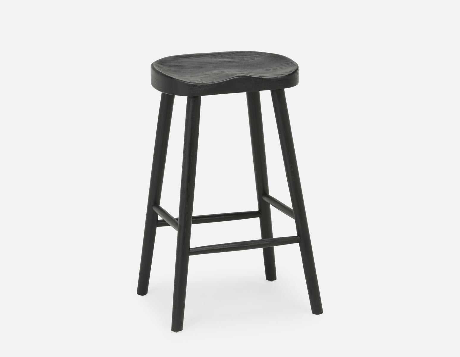 BRIE - tabouret de comptoir  69cm - Noir