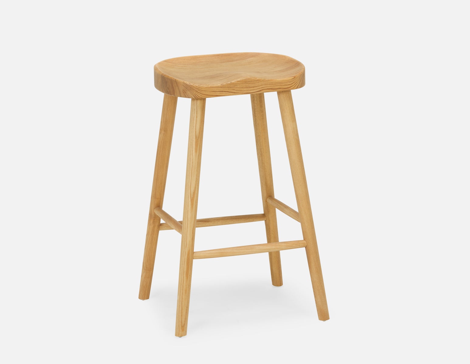 BRIE - tabouret de comptoir  69cm - Naturel