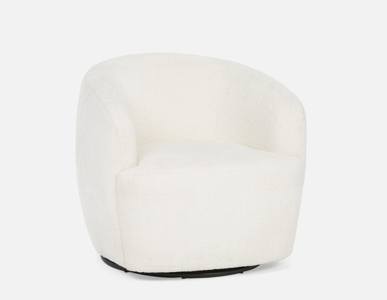JANELLE - fauteuil pivotant - Blanc