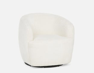 JANELLE - fauteuil pivotant - Blanc