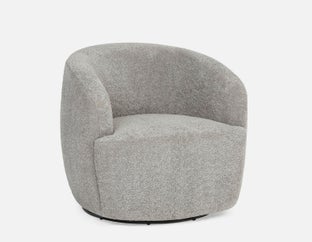 JANELLE - fauteuil pivotant - Gris