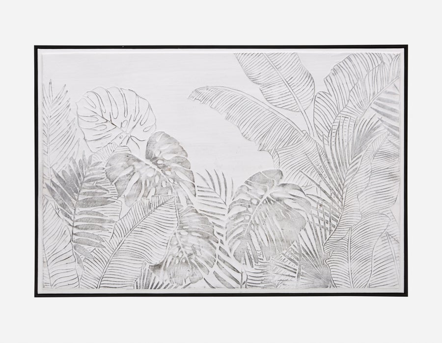 FEUILLES I giclée encadré avec embellissement 80x120cm undefined