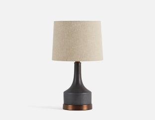 RIVOLI - lampe de table 48 cm haut. - Graphite