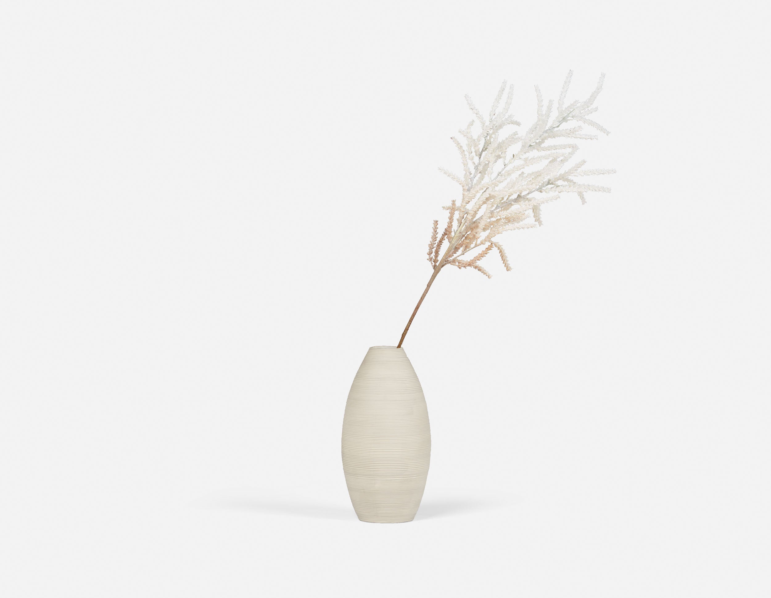 PAMPAS V - plante artificielle 94 cm - Blanc