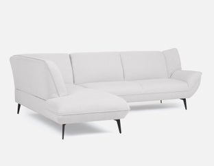 MARJORIE - canapé d’angle contemporain moderne - Beige
