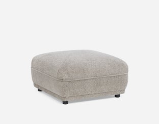 PAUL - pouf moderne contemporain - Gris
