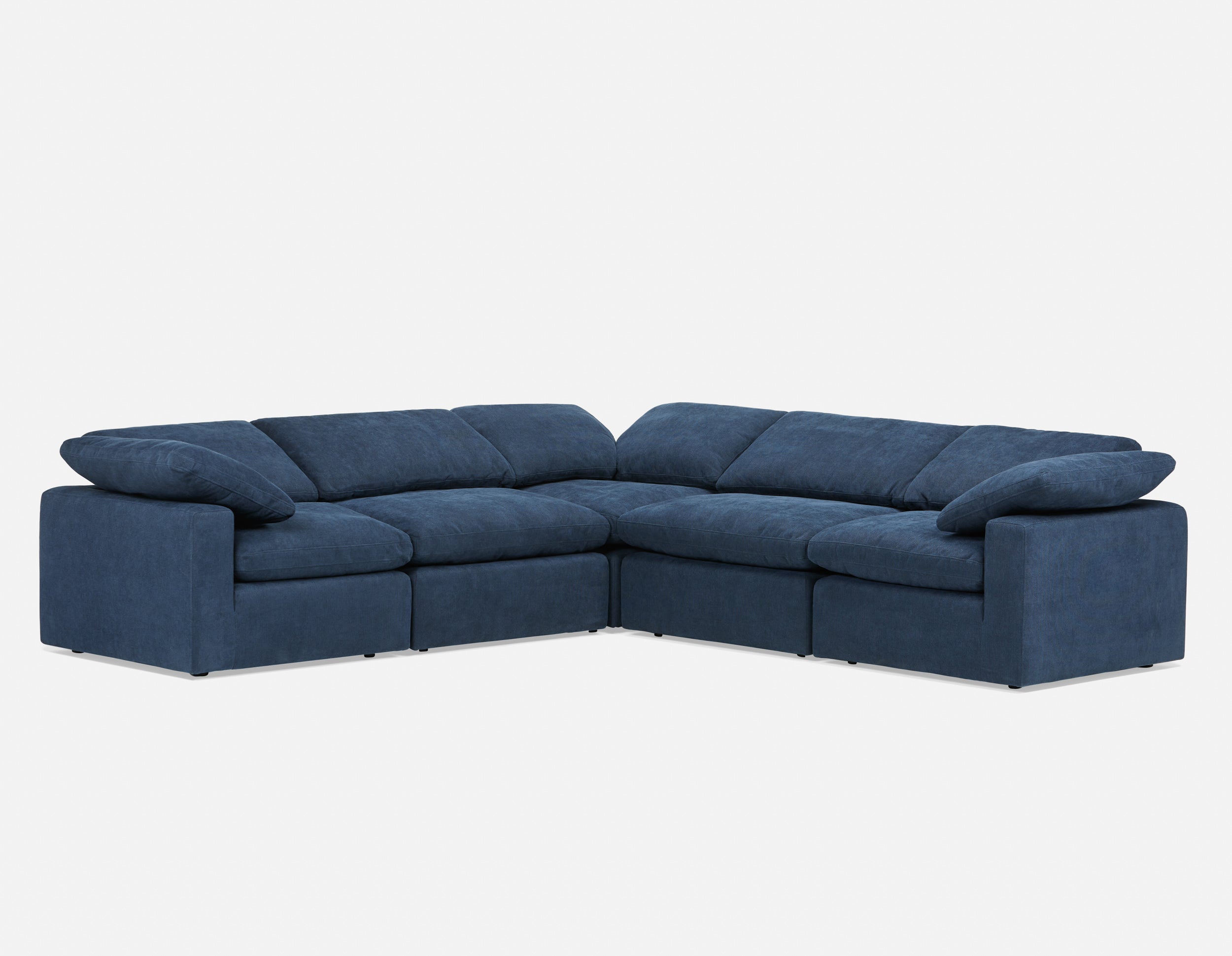HELIO - canapé d’angle modulaire contemporain - Minuit