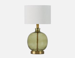 BAZZA - lampe de table 45 cm haut - Vert