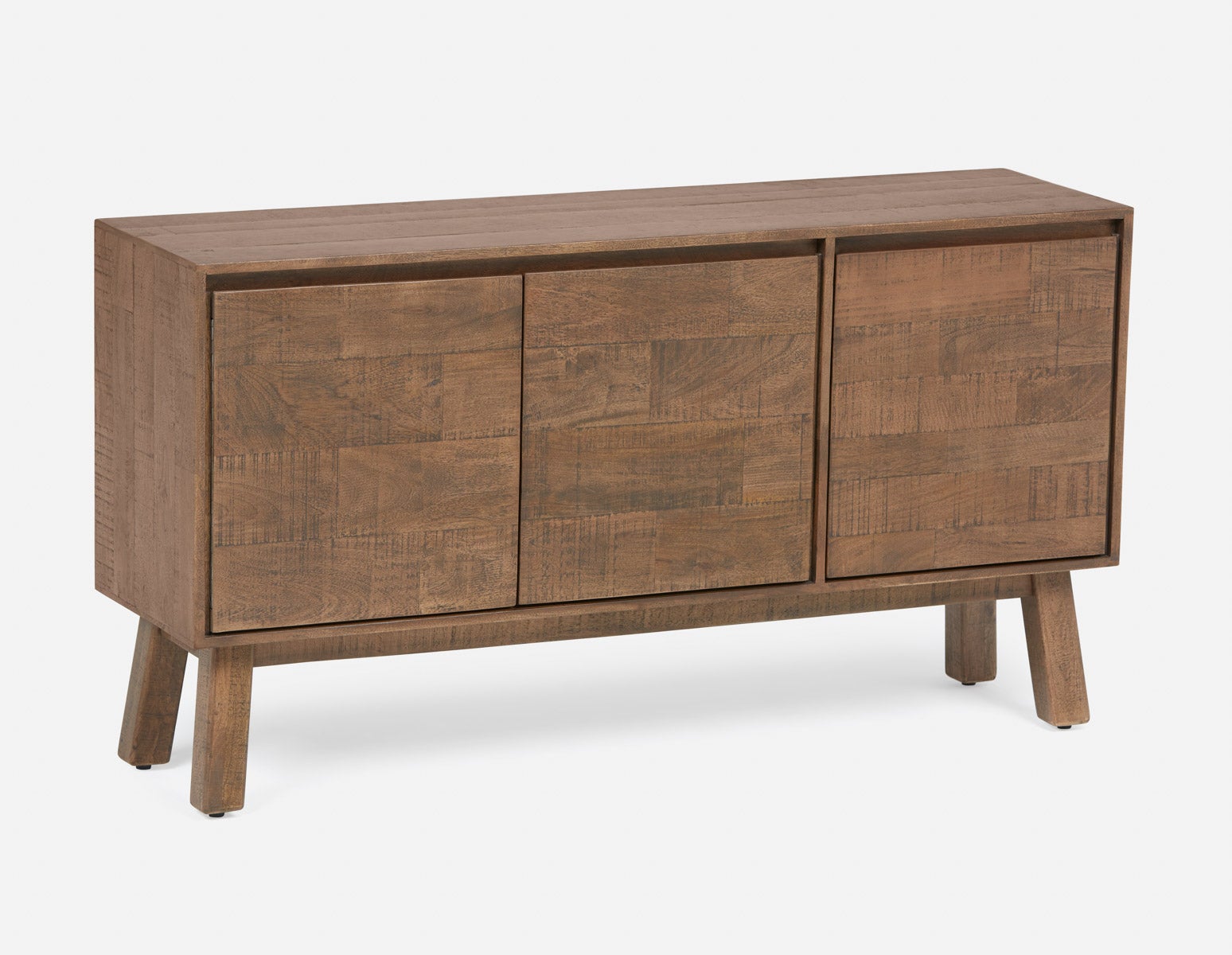 THESSALIA - buffet en bois de manguier massif vieilli - Brun