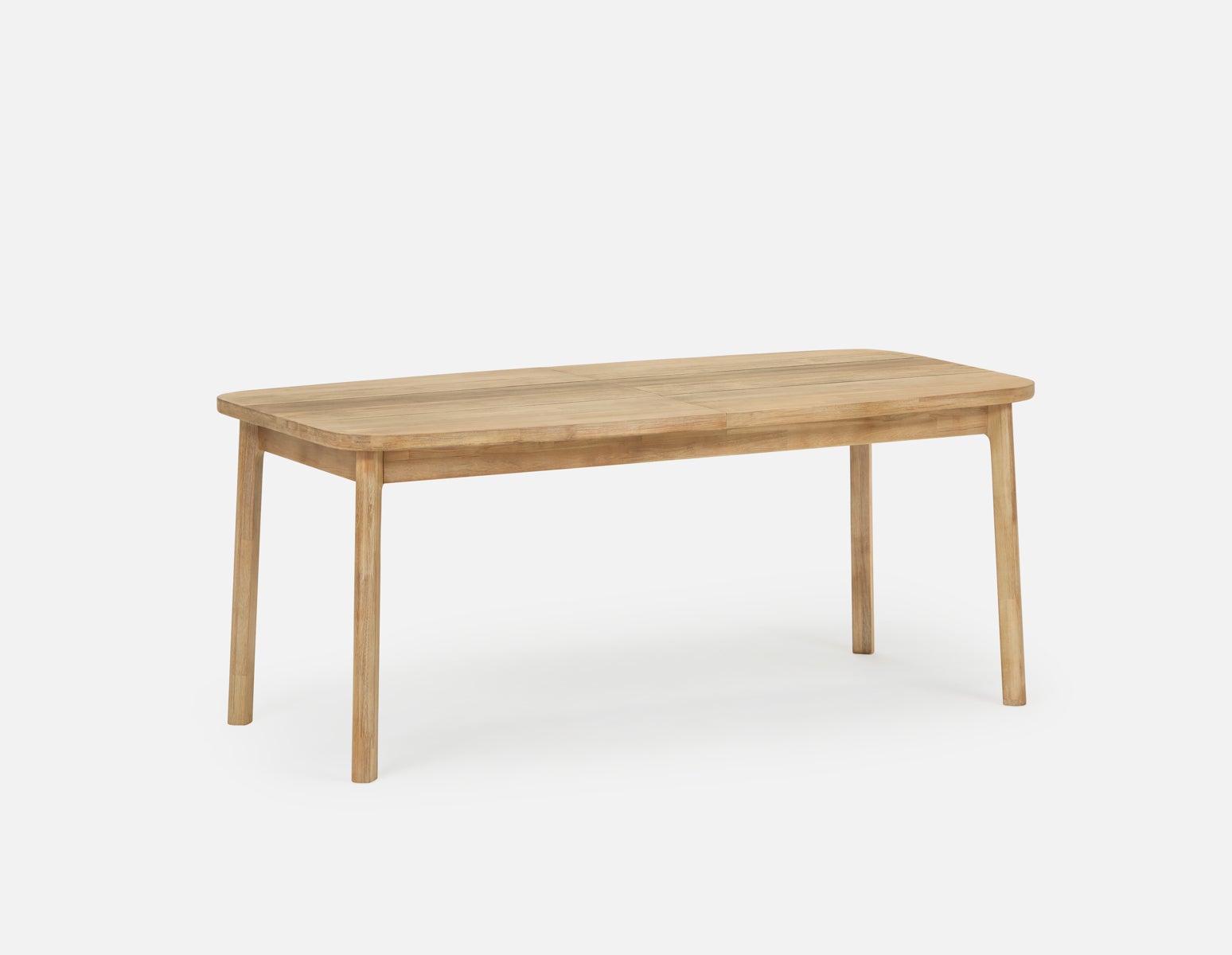 DALTON - table à rallonges en bois d'acacia rustique180cm - Naturel