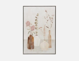 FLORA I - giclée encadré avec embellissement 60x90cm - Multi