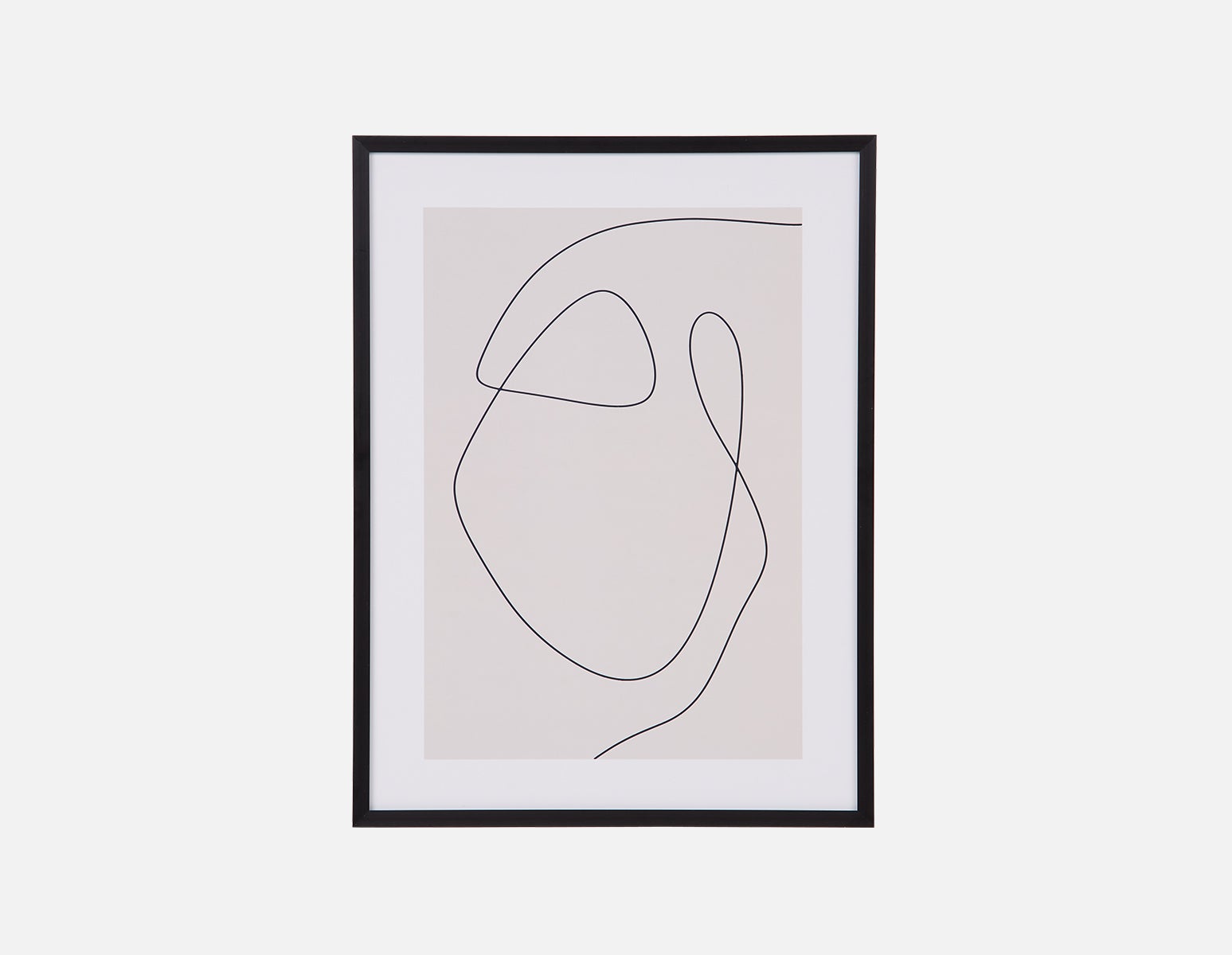OSWELL - tableau encadré 31x41cm - Multi