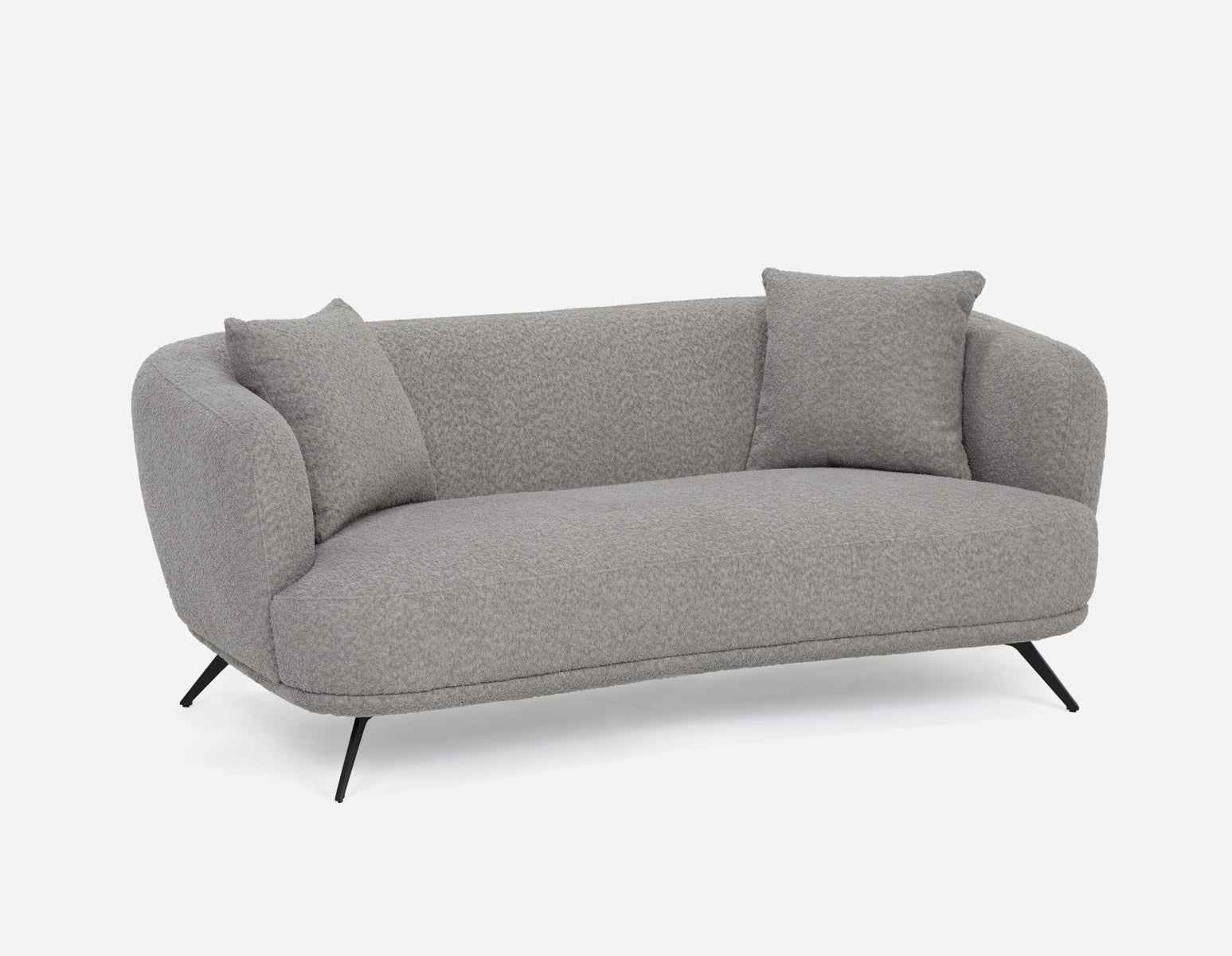 VELDA - canapé moderne contemporain - Gris