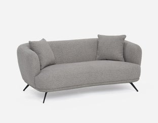 VELDA - canapé moderne contemporain - Gris