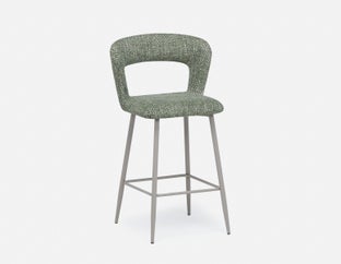 KIRIL - tabouret de comptoir moderne contemporain 69 cm - Olive