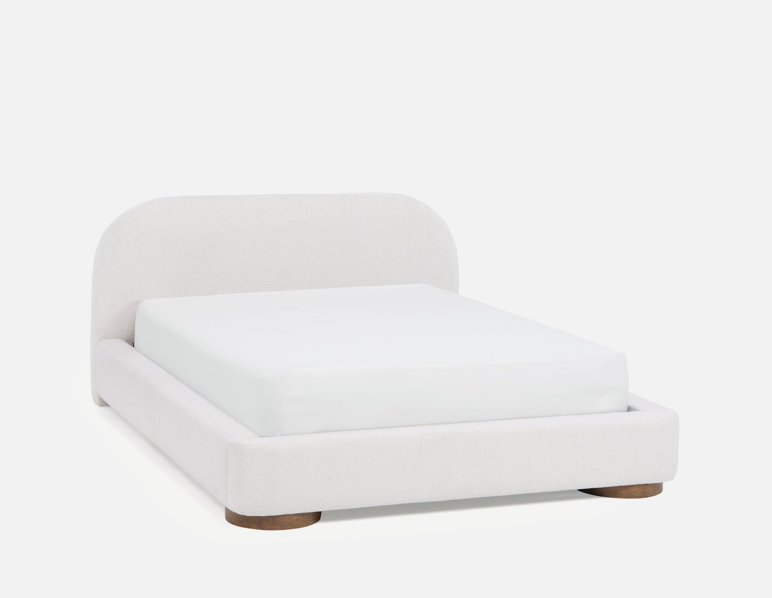 AURETTA - grand lit rembourré moderne et contemporain - Beige