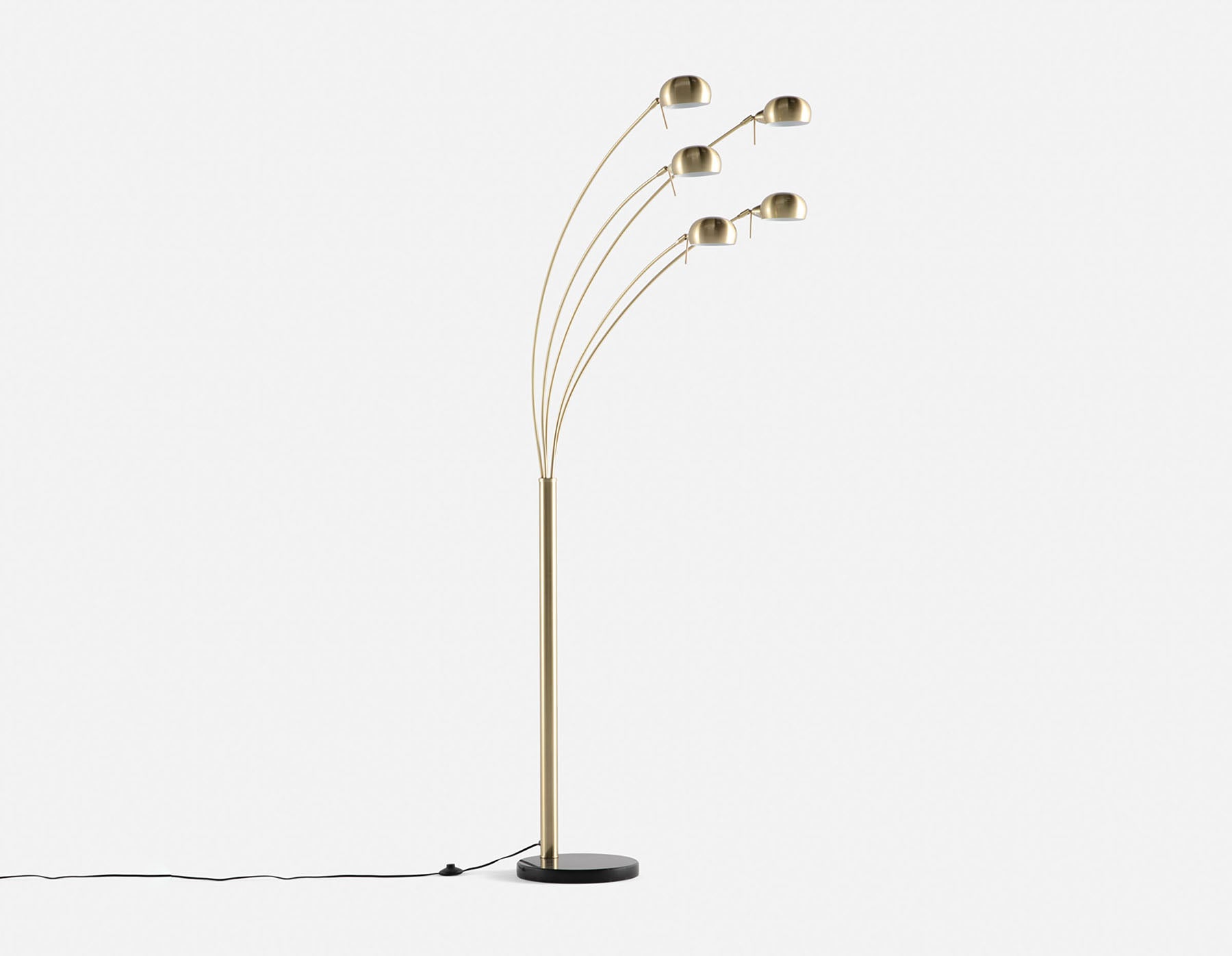 LYRA - lampe sur pied 231 cm haut. - Laiton