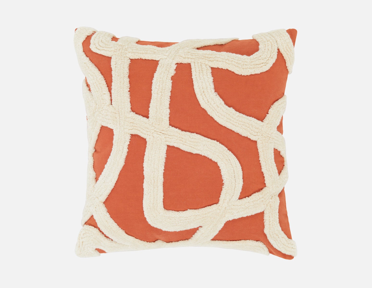 OUMUT - coussin 45cm x 45cm - Terracotta