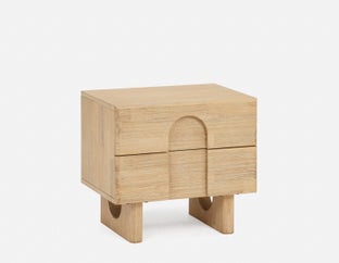 PRIYA - table de chevet - Naturel