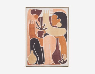 GESTE - giclée encadré 100x140cm - Multi