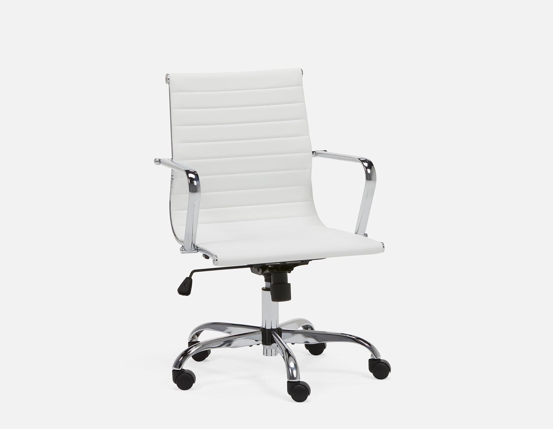SPENCE - chaise de bureau - Blanc