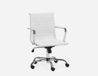 SPENCE - chaise de bureau - Blanc