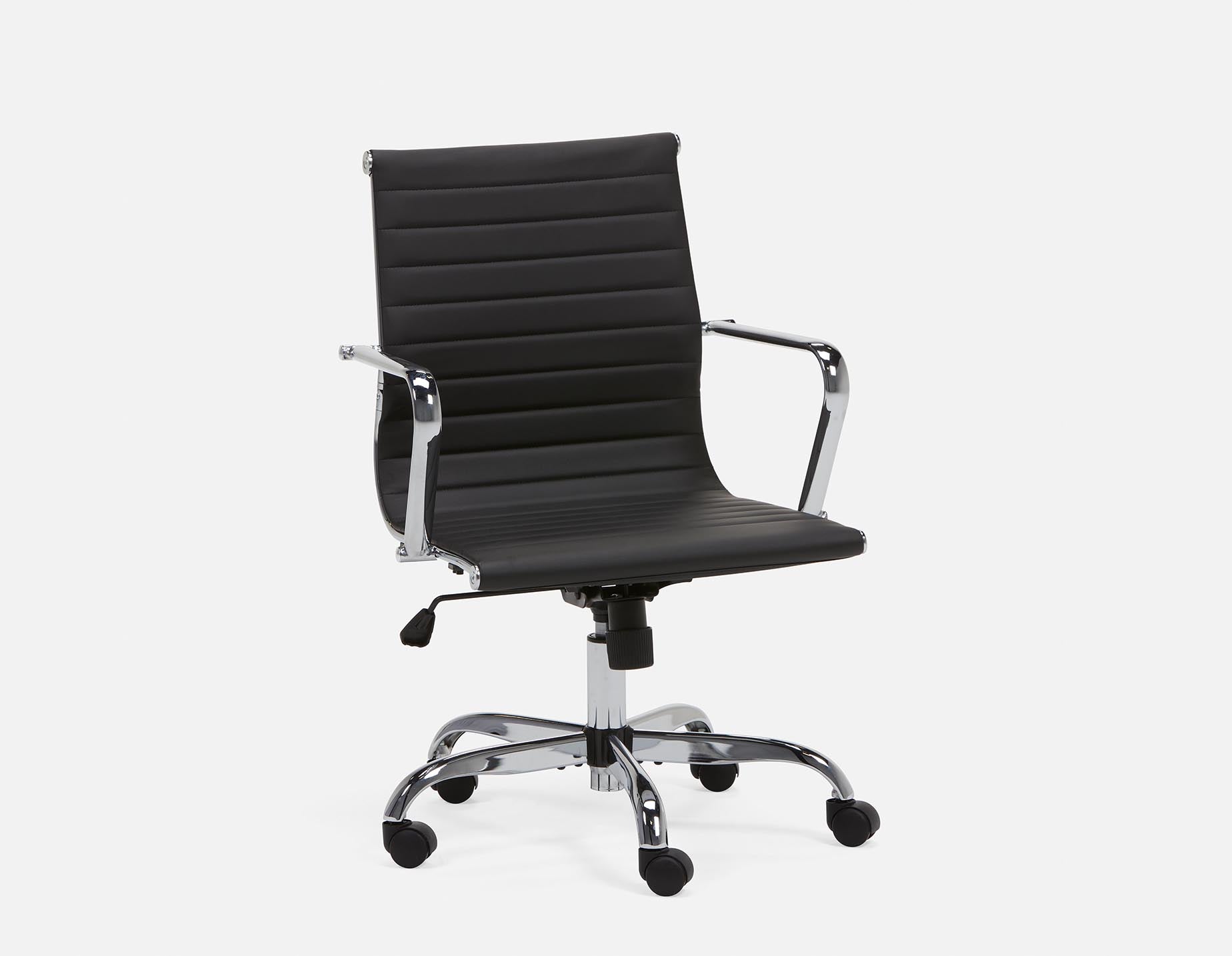SPENCE - chaise de bureau - Noir