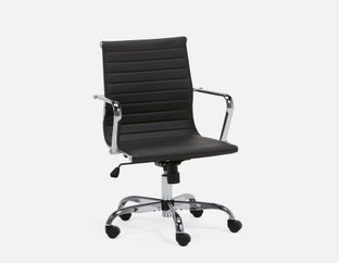 SPENCE - chaise de bureau - Noir