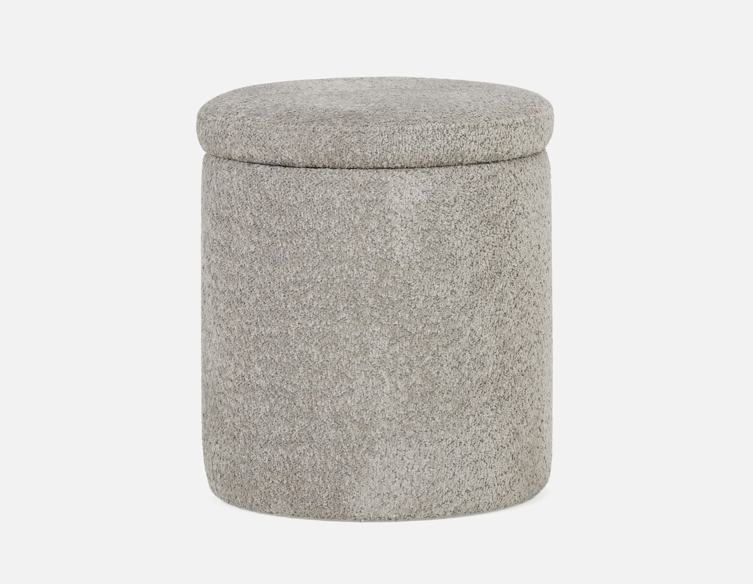 LAURENCE - pouf de rangement - Gris