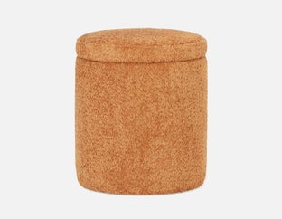 LAURENCE - pouf de rangement - Rouille
