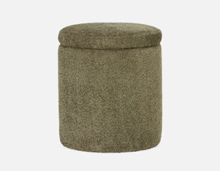LAURENCE - pouf de rangement - Vert