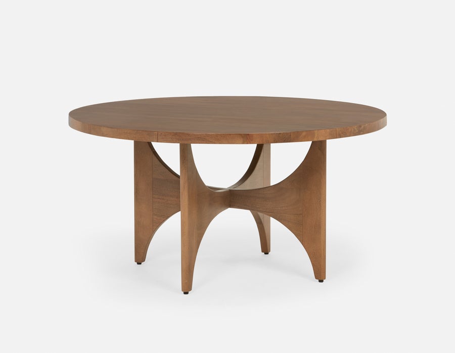 ROSETTA table de salle à manger ronde en bois de manguier élégant 150 cm undefined
