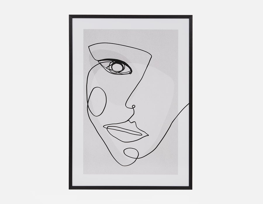 DARCIE tableau encadré 73x103cm undefined
