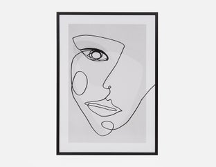 DARCIE - tableau encadré 73x103cm - Multi