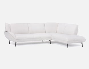 MARJORIE - canapé d’angle contemporain moderne - Beige