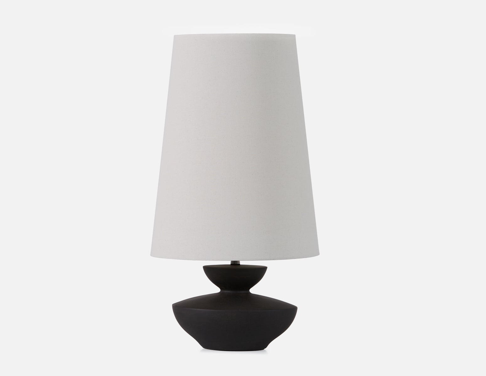 NATHALIE - lampe de table 66 cm haut - Noir