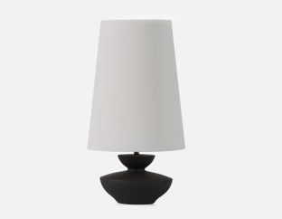 NATHALIE - lampe de table 66 cm haut - Noir