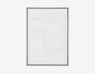 JAMSA - tableau 103 x 143cm - Blanc