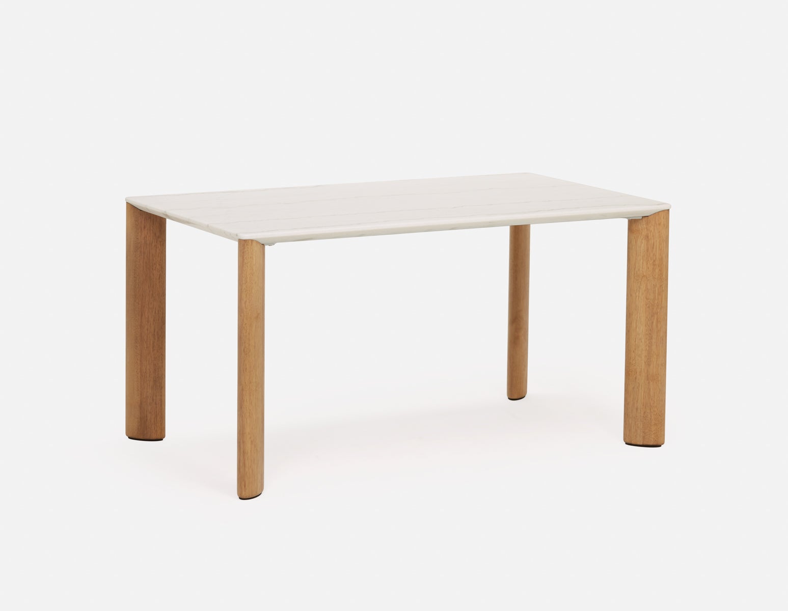 GIULIA - table de salle à manger moderne contemporaine 150 cm - Blanc