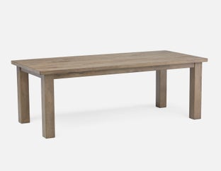 EPIRUS - grande table de salle à manger en bois de manguier massif 220 cm - Naturel