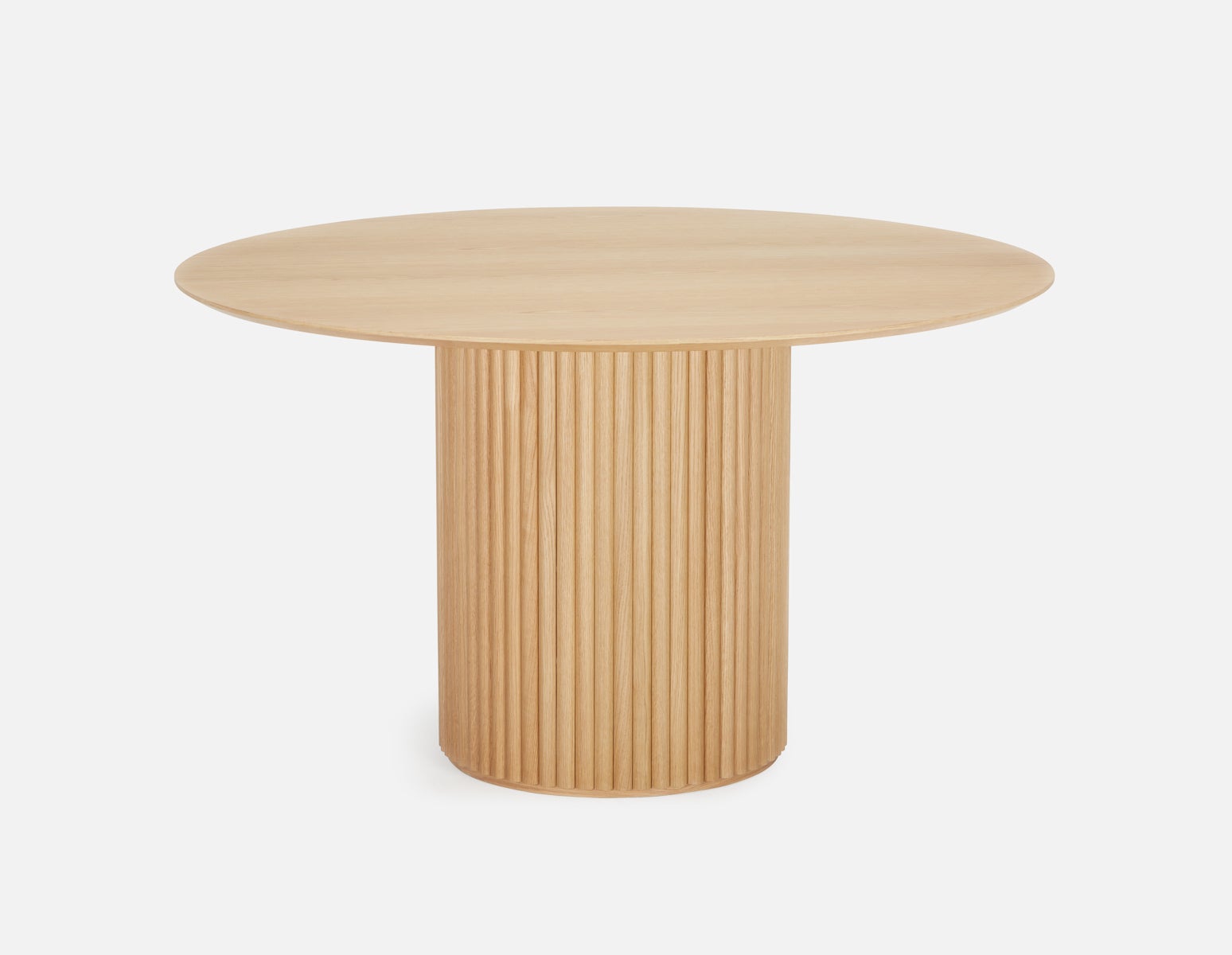 RHODES - table de salle à manger ronde 135cm - Naturel